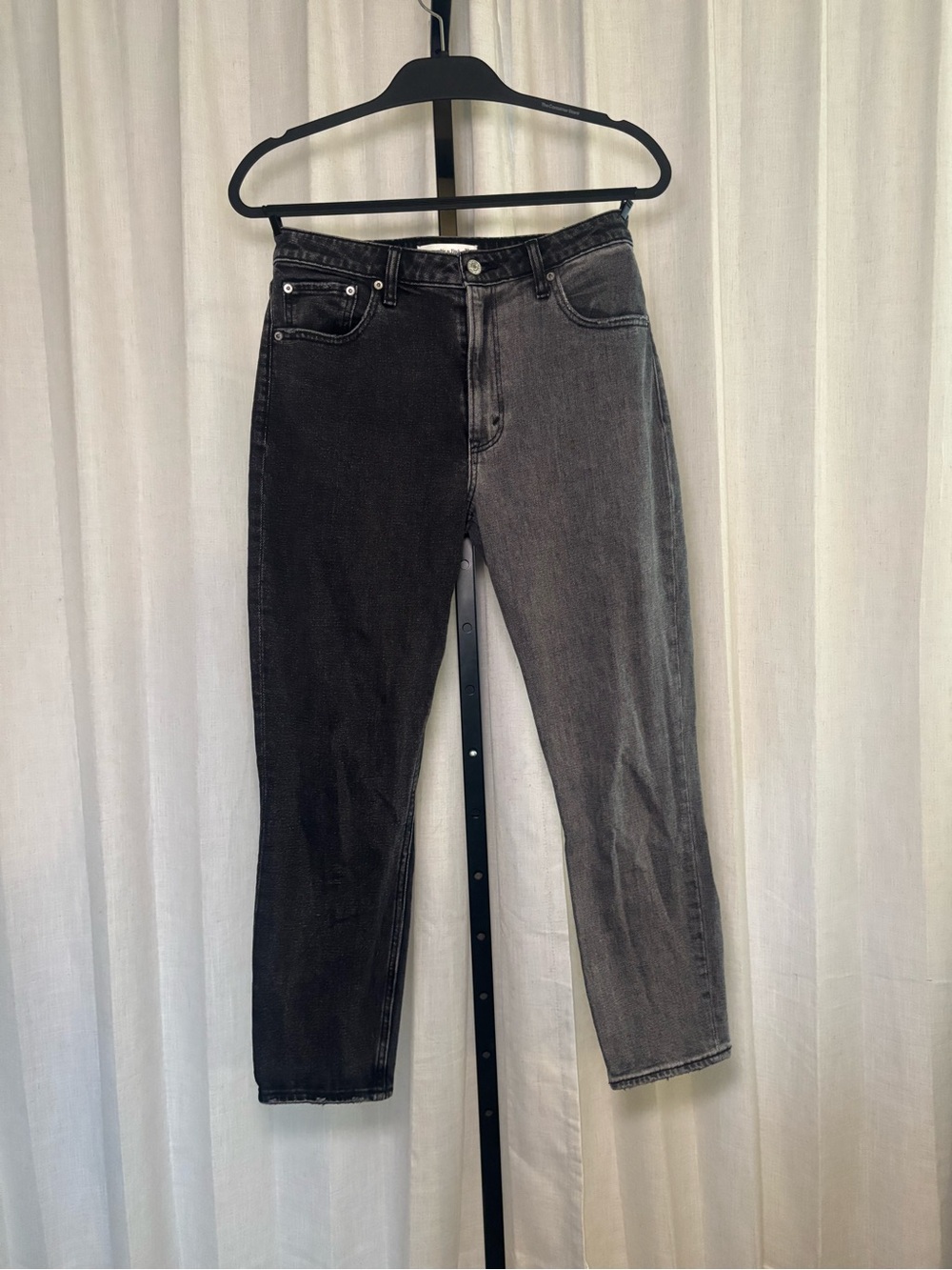 Abercrombie & Fitch Black Washed High-Rise Skinny Jeans